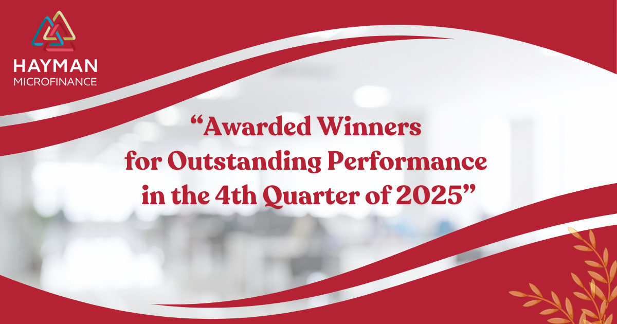 Congratulations to Our Outstanding Performance Award Winners – Q4
