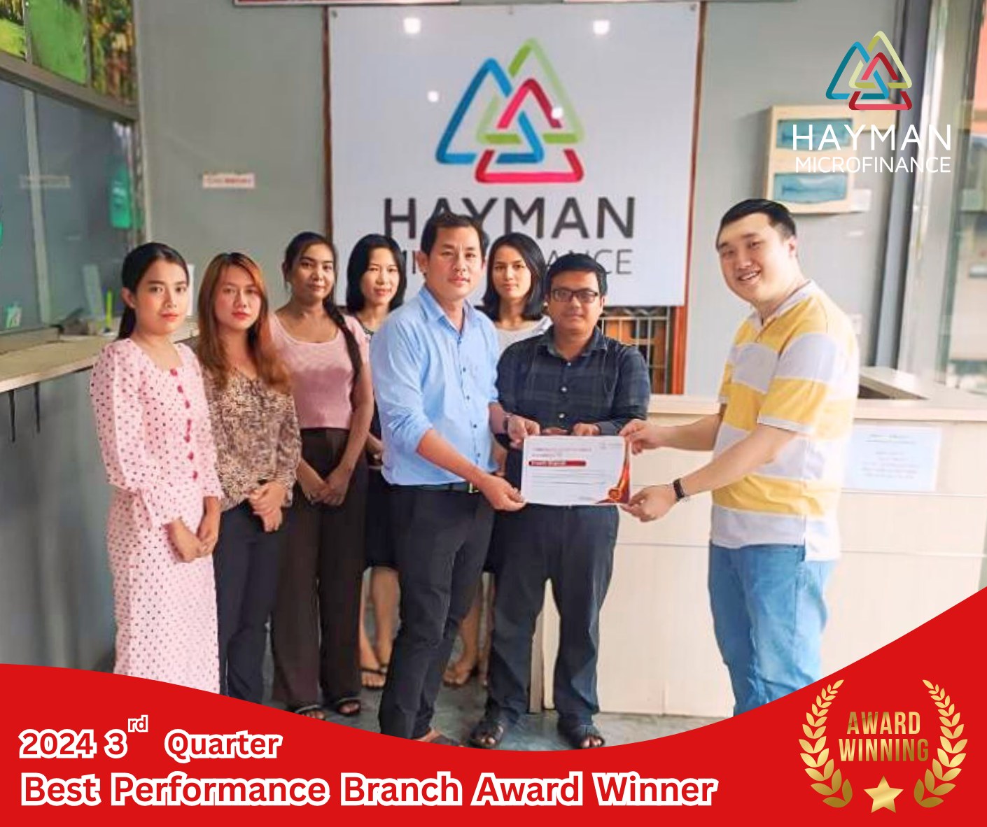 Recognizing Outstanding Branch Performance – Q3 2024